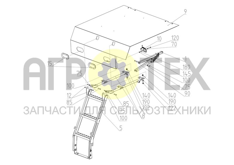 Капот (161.58.03.200) (№75 на схеме)